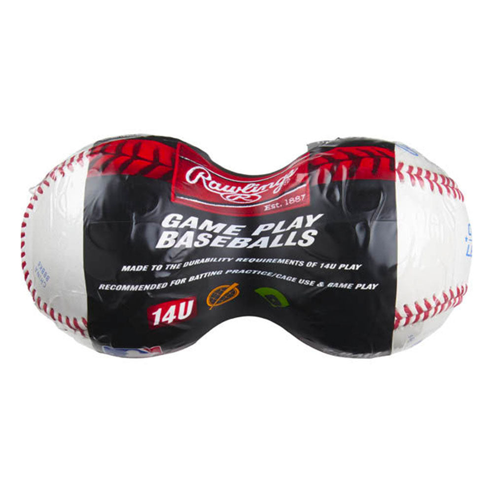 Rawlings Recreation and Practice Twin Pack U14 Baseballs