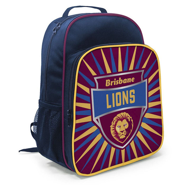 BURLEY AFL BRISBANE LIONS KIDS SHIELD BACKPACK