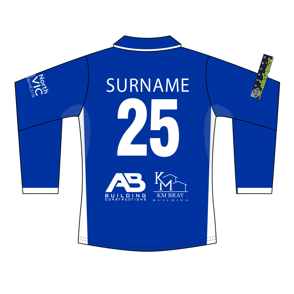 Loco Mens Long Sleeve Playing Shirt Murrabit Cricket Club