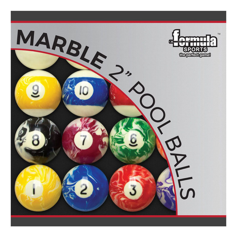 Formula Sports Marbled Pool Balls 2"