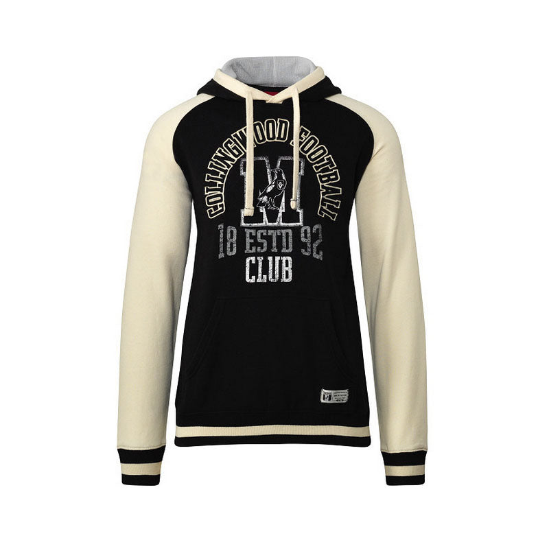 AFL Collingwood Magpies Mens Collegiate Pullover Hoodie