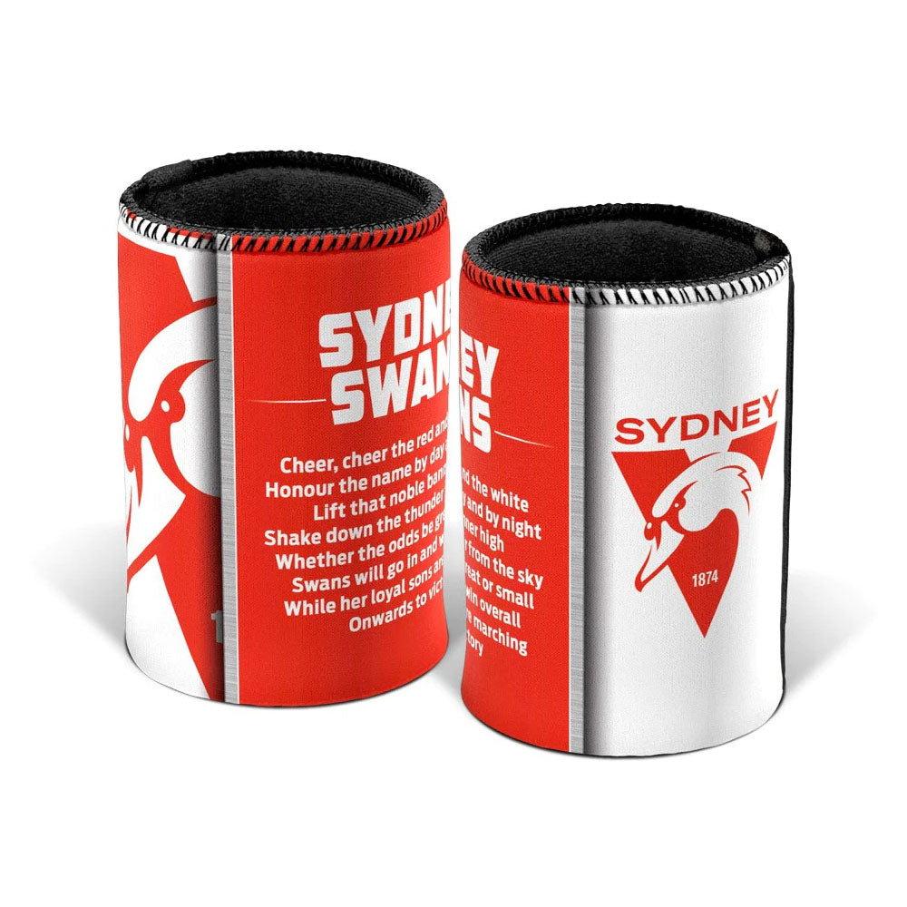 AFL Sydney Swans Song Can Cooler