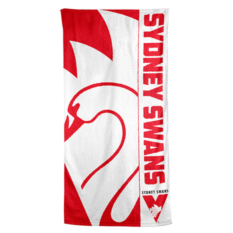 AFL BEACH TOWEL SYDNEY SWANS