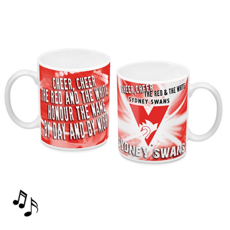 AFL MUSICAL MUG SYDNEY SWANS