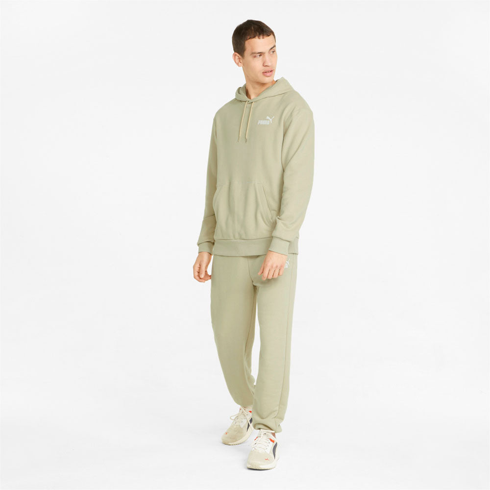 Puma Mens Essential+ Hoodie Putty