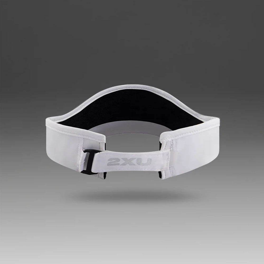 2XU Run Visor Hunter White