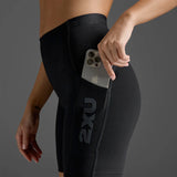 2XU Womens Form Stash Hi-Rise 6 Inch Compression Short