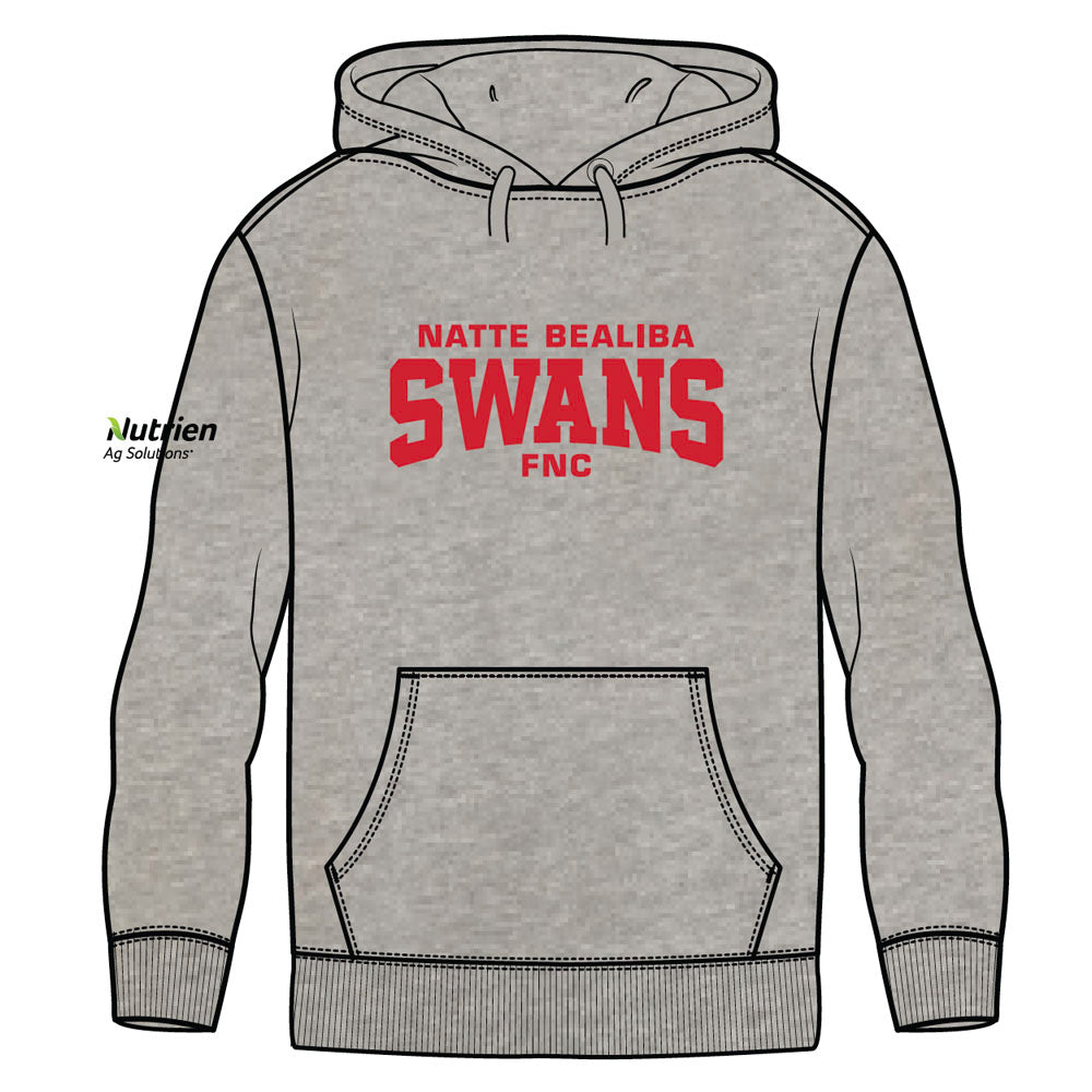 Unisex Hoodie Natte Bealiba FC - Grey