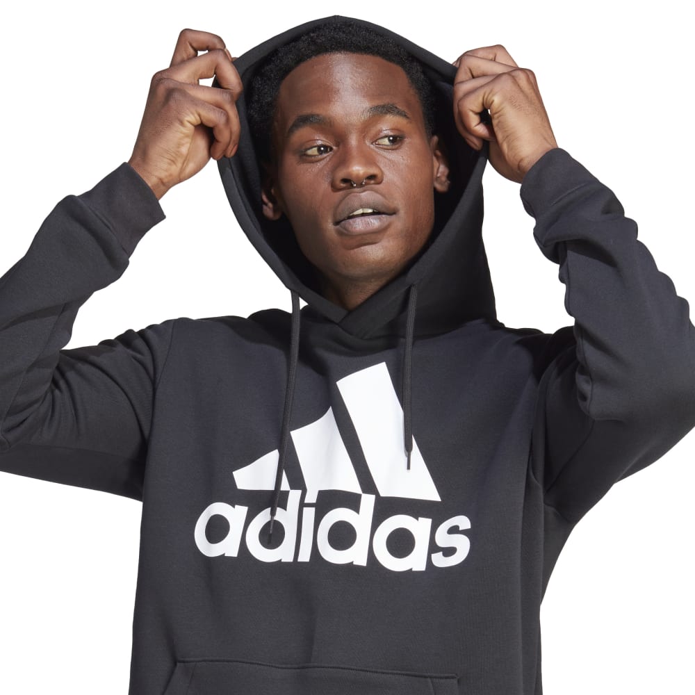 Adidas Mens Big Logo Fleece Hoodie