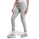 Adidas Womens Essentials 3-Stripes Fleece Pants