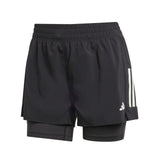 Adidas Womens Own The Run Climacool 2-in-1 Shorts