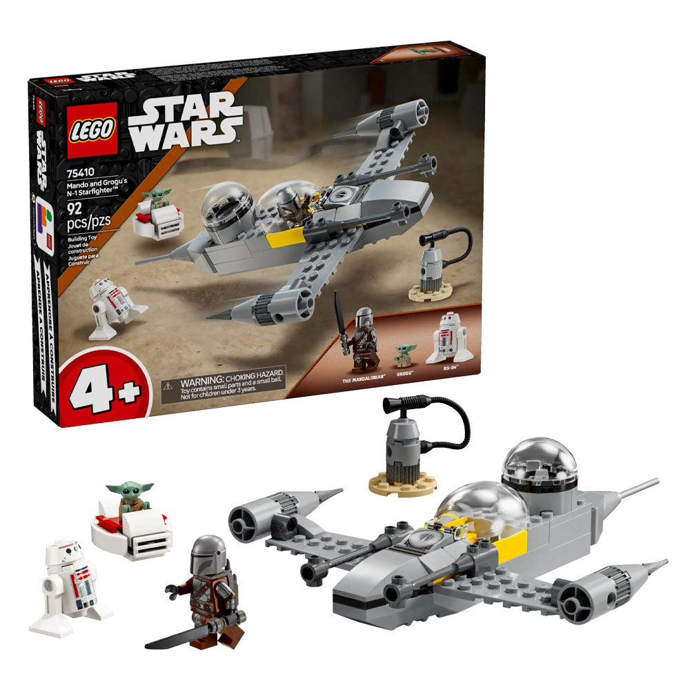 LEGO Star Wars Mando and Grogus N-1 Starfighter - 75410
