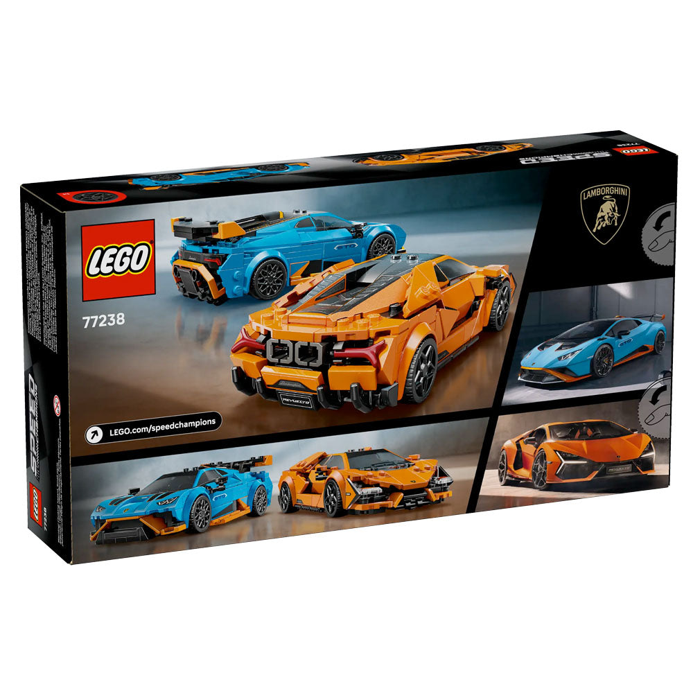 LEGO Speed Champions Lamborghini Revuelto & Lamborghini Huraca STO - 77238