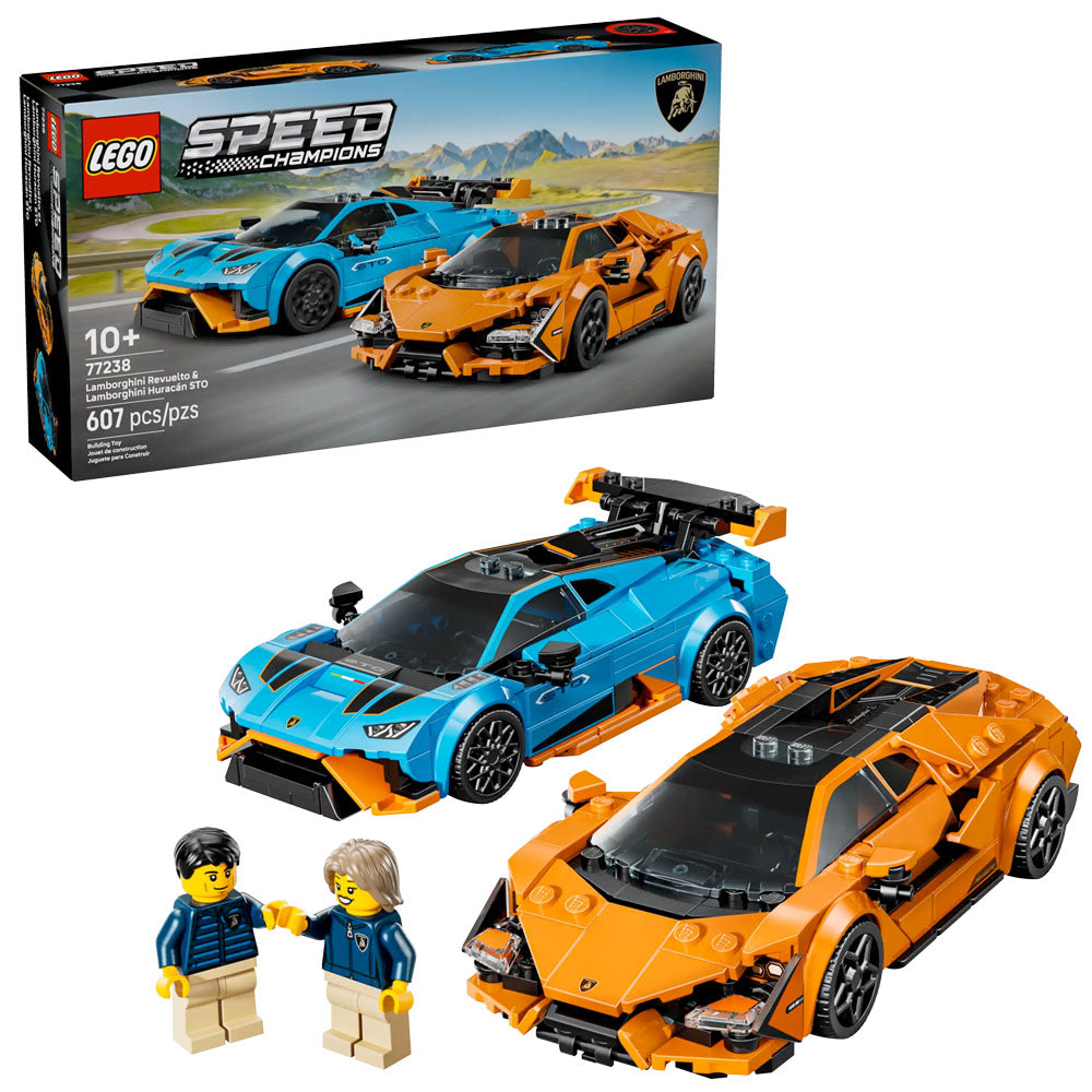 LEGO Speed Champions Lamborghini Revuelto & Lamborghini Huraca STO - 77238