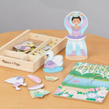 Melissa & Doug - Magnetic Dress-Up Play Set - Ballerina & Fairy