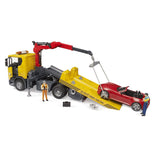 Bruder Scania Super 560R Tow Truck with Light & Sounds Module & Bruder Roadster