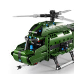 Mechanical Master 6809 Military Helicopter 2 In 1