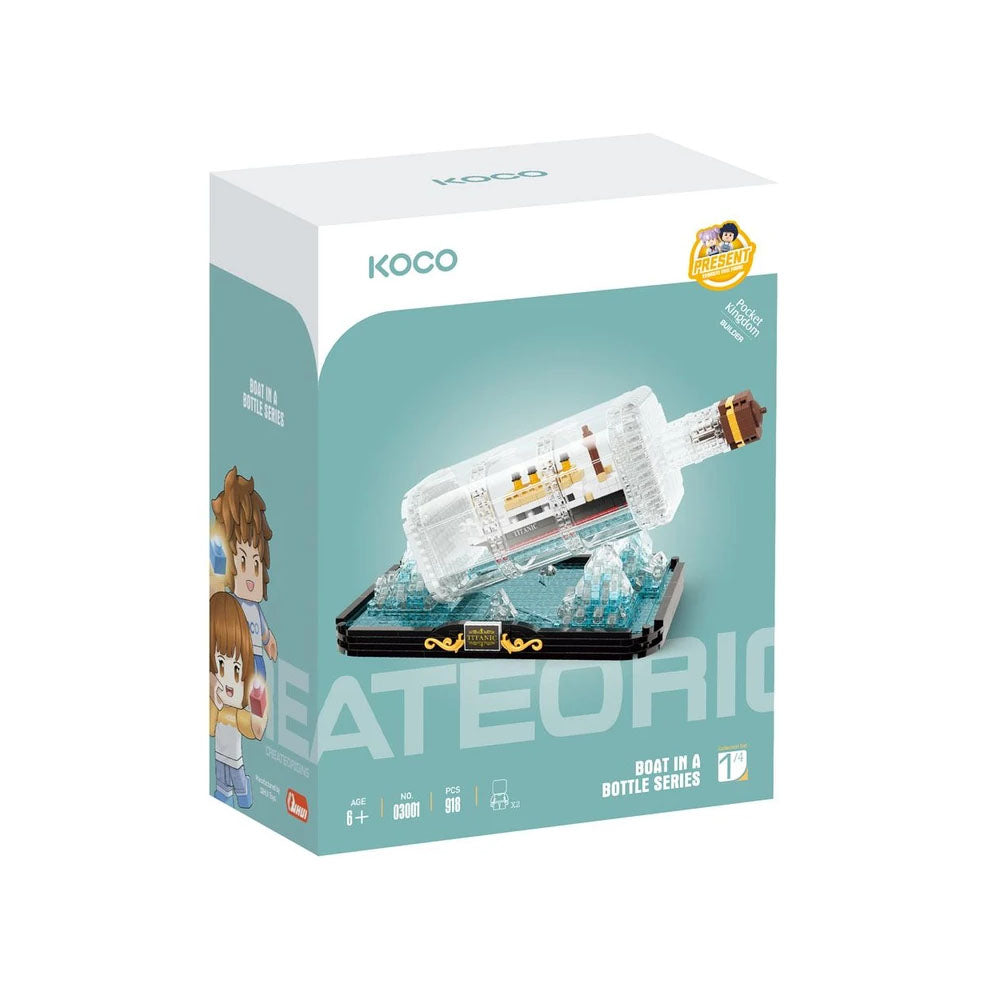 Koco Boat In A Bottle Series - Titanic