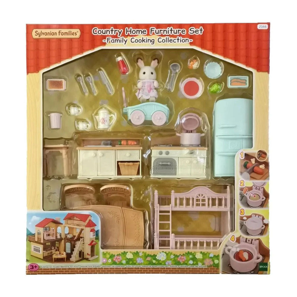 Sylvanian Families Country Home Furniture Set
