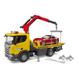 Bruder Scania Super 560R Tow Truck with Light & Sounds Module & Bruder Roadster