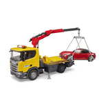 Bruder Scania Super 560R Tow Truck with Light & Sounds Module & Bruder Roadster