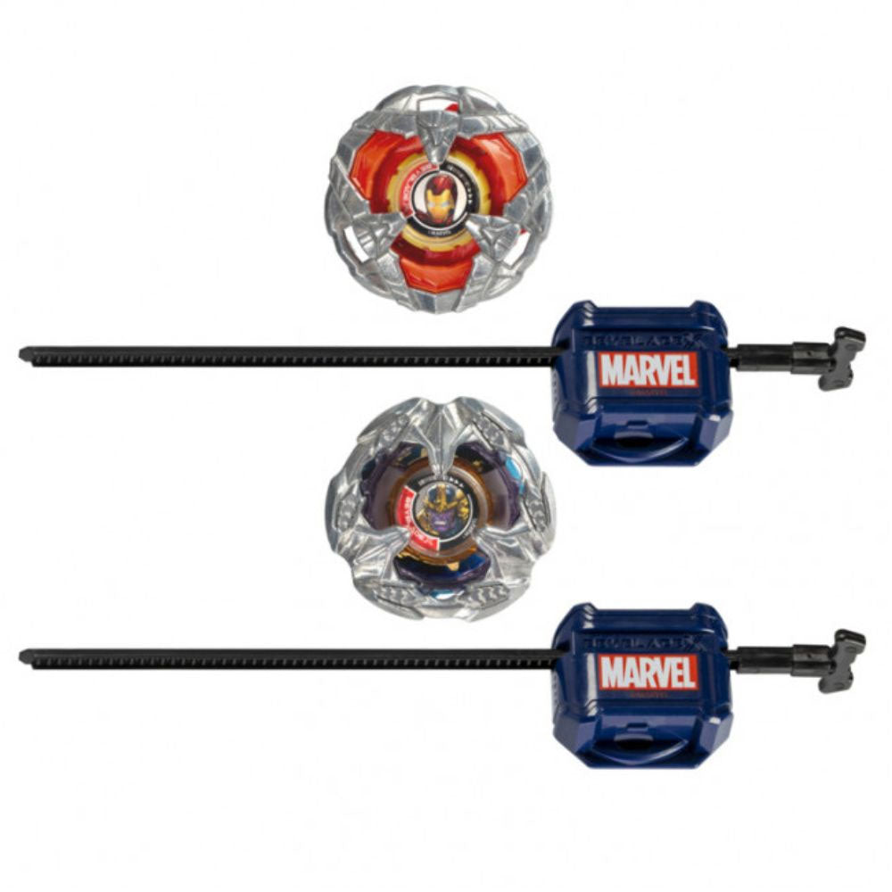 Beyblade X Marvel - Iron Man 4-80B vs Thanos 4-60P