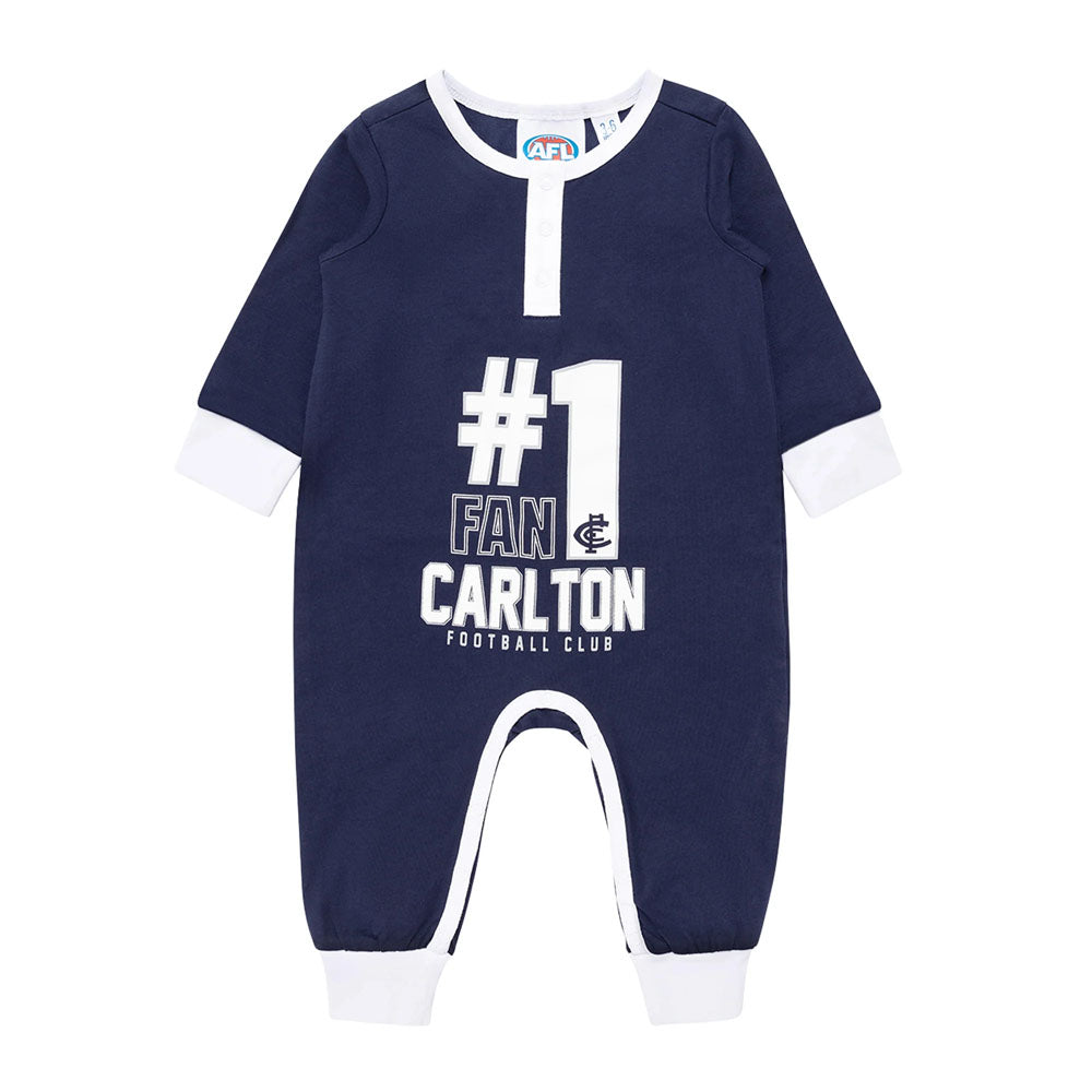 AFL Carlton Blues Baby Romper