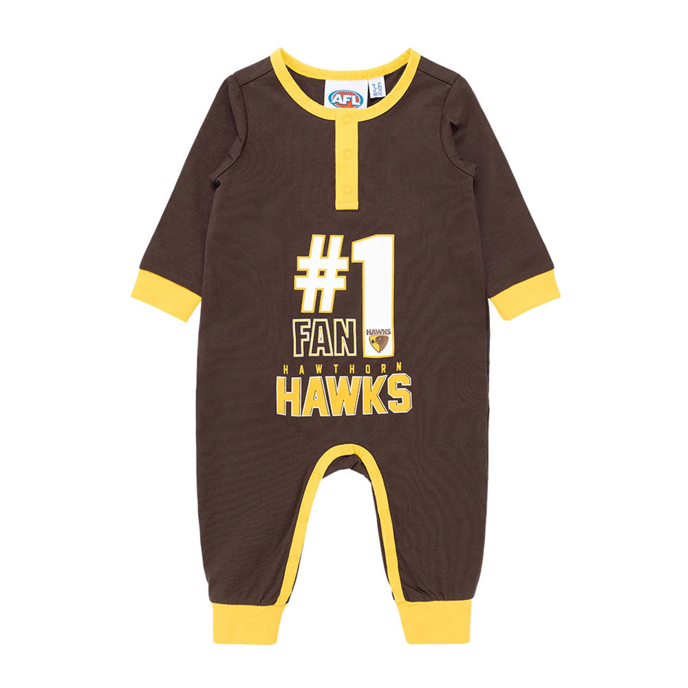 AFL Hawthorn Hawks Baby Romper