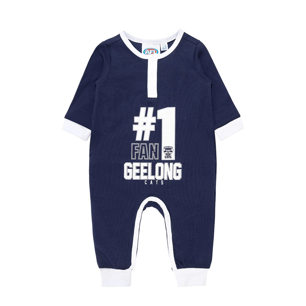 AFL Geelong Cats Baby Romper