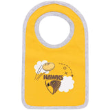 AFL Hawthorn Baby Cloud Bibs