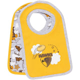 AFL Hawthorn Baby Cloud Bibs