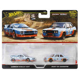 Hot Wheels Premium - Lancia Rally 037 and Fiat 131 Abarth