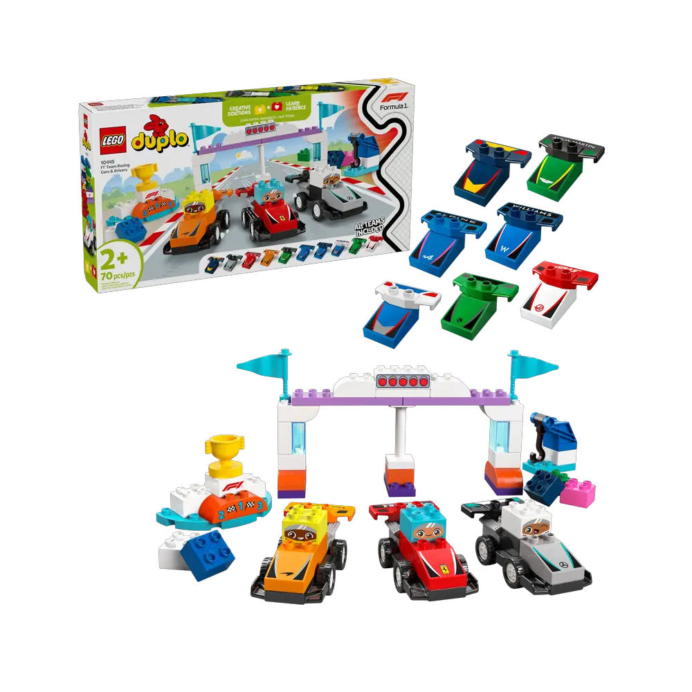 LEGO Duplo F1 Team Race Cars & Drivers - 10445