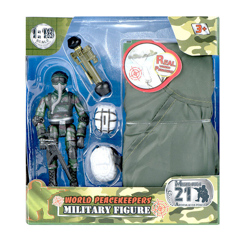 World Peacekeepers 1:18 Military Figure With Accessories Assorted