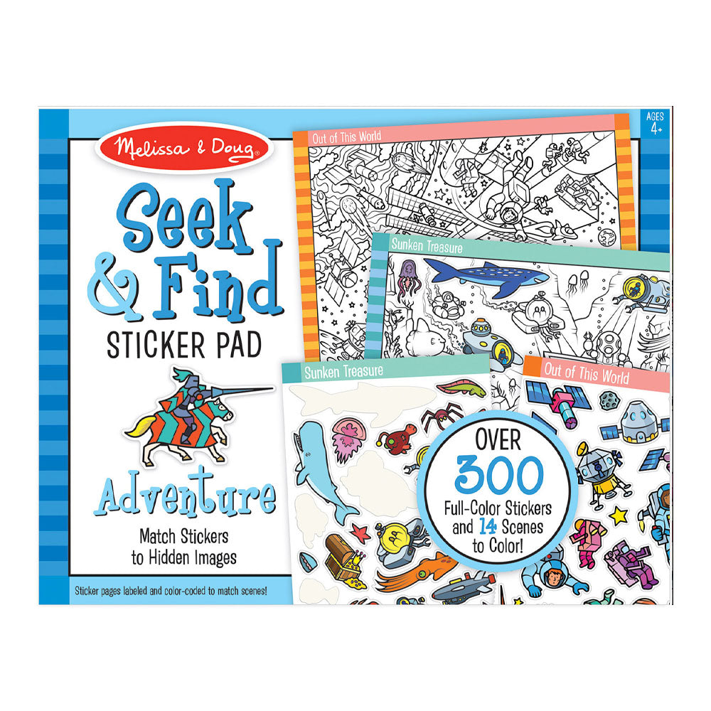 Melissa and Doug - Seek & Find Sticker Pad - Adventure