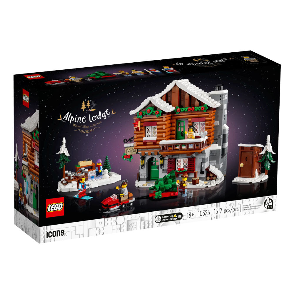 LEGO Icons Alpine Lodge Winter Village Collection 10325
