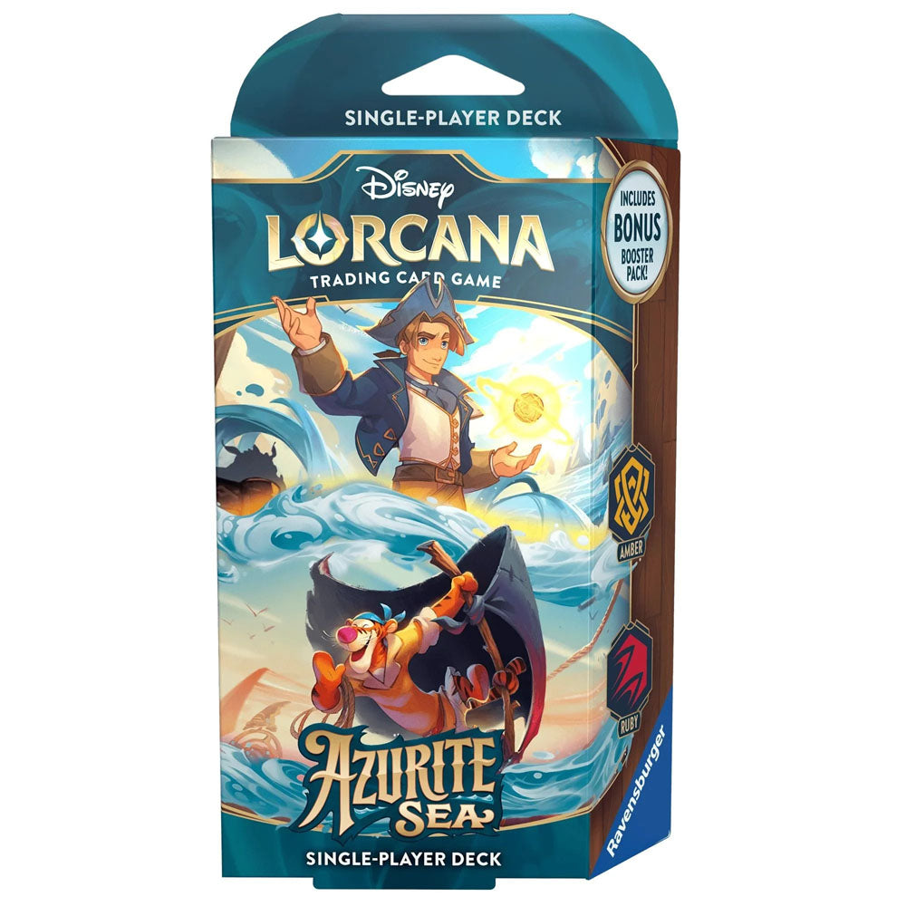 Lorcana - S6 Azurite Sea Single Player Starter Amber & Ruby