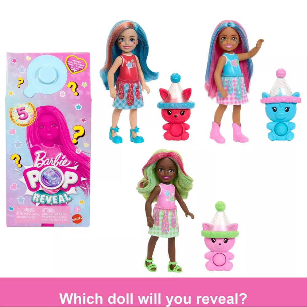 Barbie Chelsea Pop Reveal Doll Set