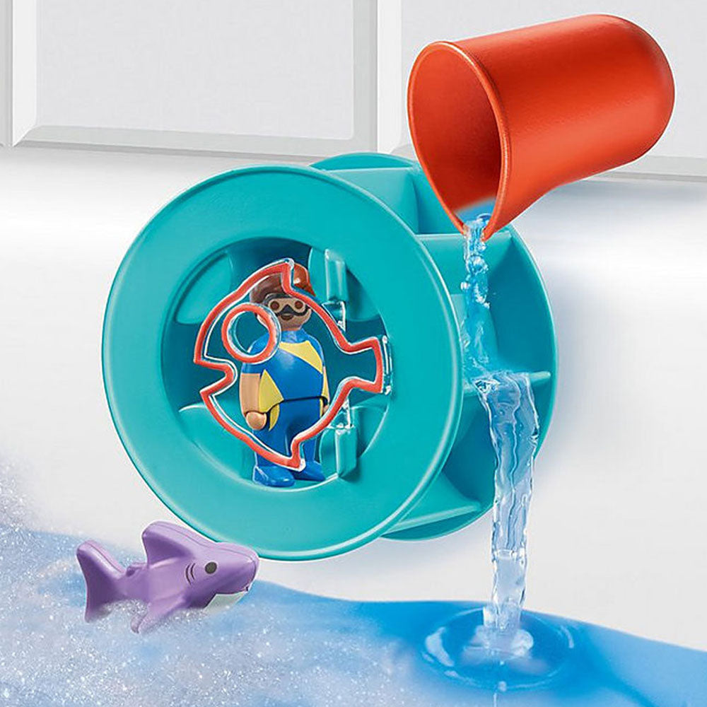 Playmobil - Water Wheel with Baby Shark
