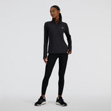 New Balance Womens Space Dye Quarter Zip Pullover