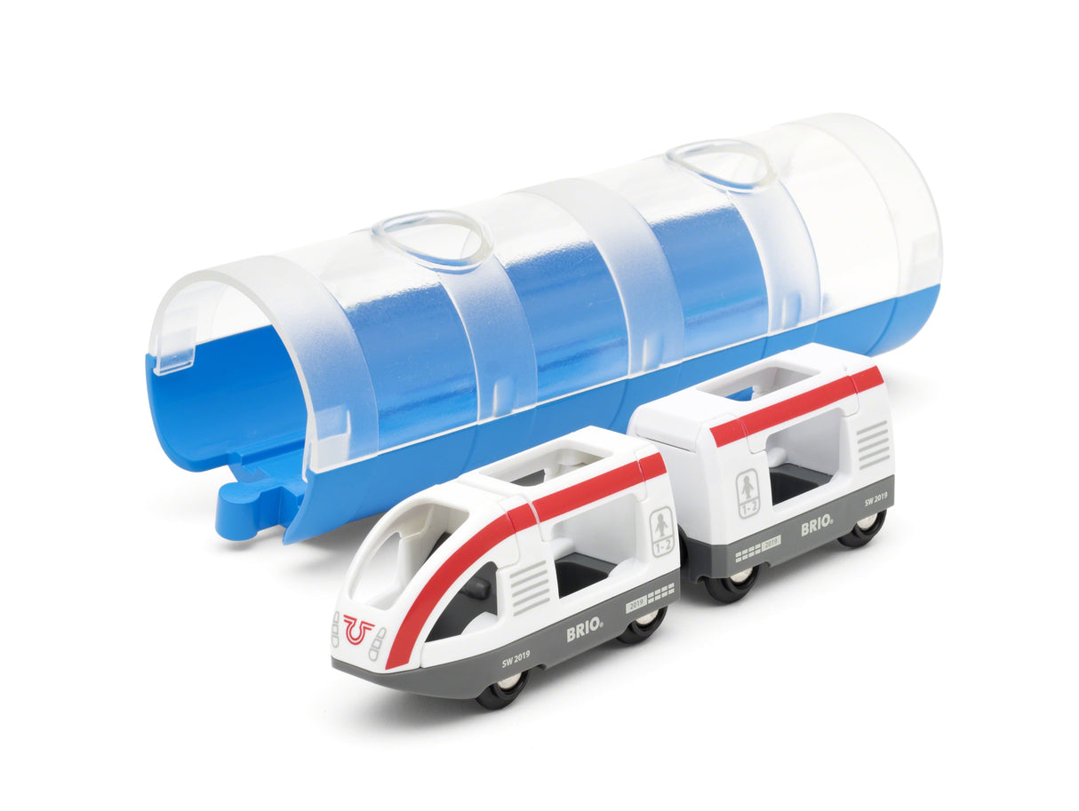 Brio World - Travel Train and Tunnel - 3 Pieces