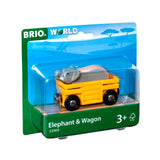 Brio World - Elephant & Wagon