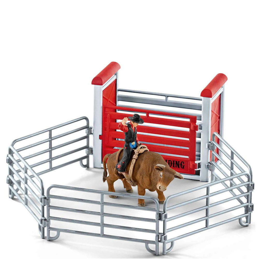 Schleich - Farm World - Bull Riding with Cowboy