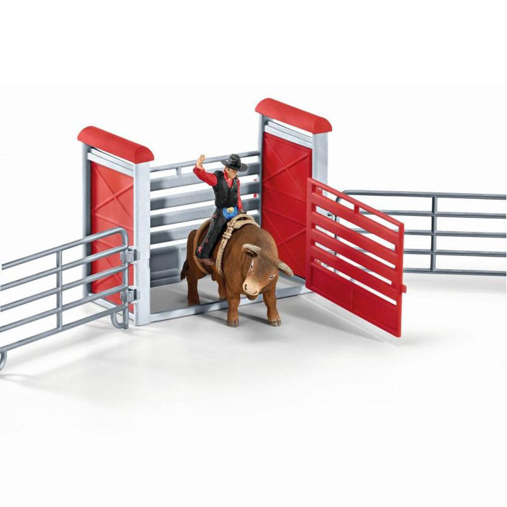 Schleich - Farm World - Bull Riding with Cowboy