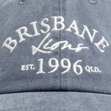 AFL Acid Wash Dad Cap - Brisbane Lions