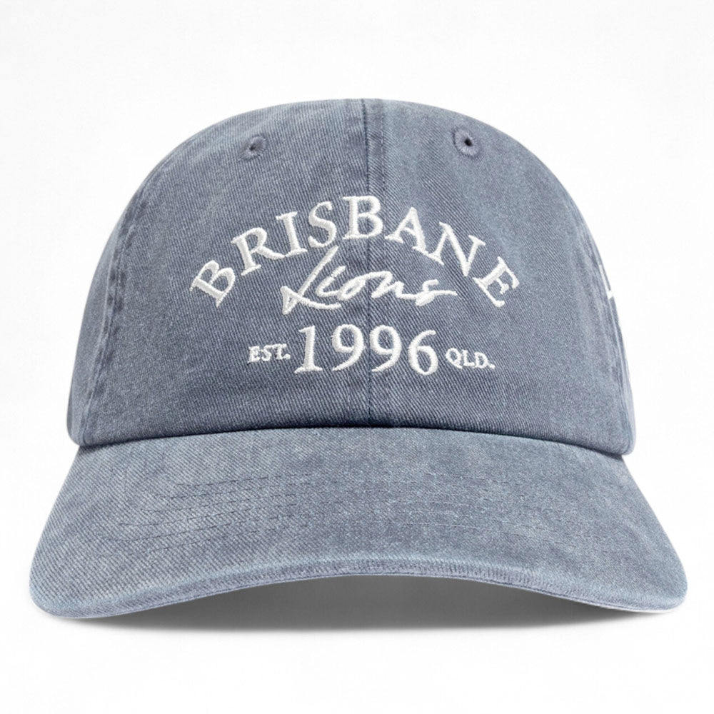 AFL Acid Wash Dad Cap - Brisbane Lions