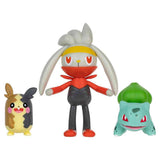 Pokemon 2 & 3 Inch Figure Pack - Morpeko, Raboot, Bulbasaur