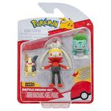 Pokemon 2 & 3 Inch Figure Pack - Morpeko, Raboot, Bulbasaur