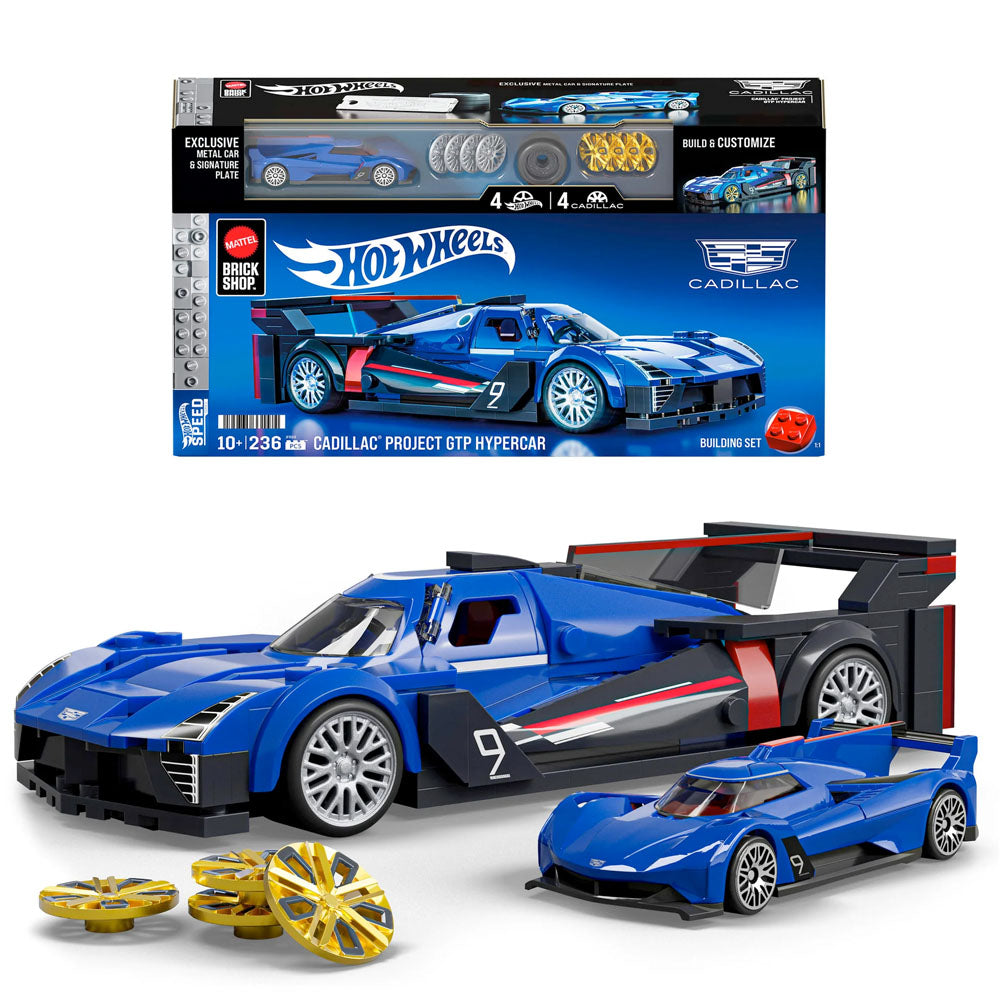 Mattel Brick Shop Hot Wheels Speed Cadillac Project GTP Hypercar