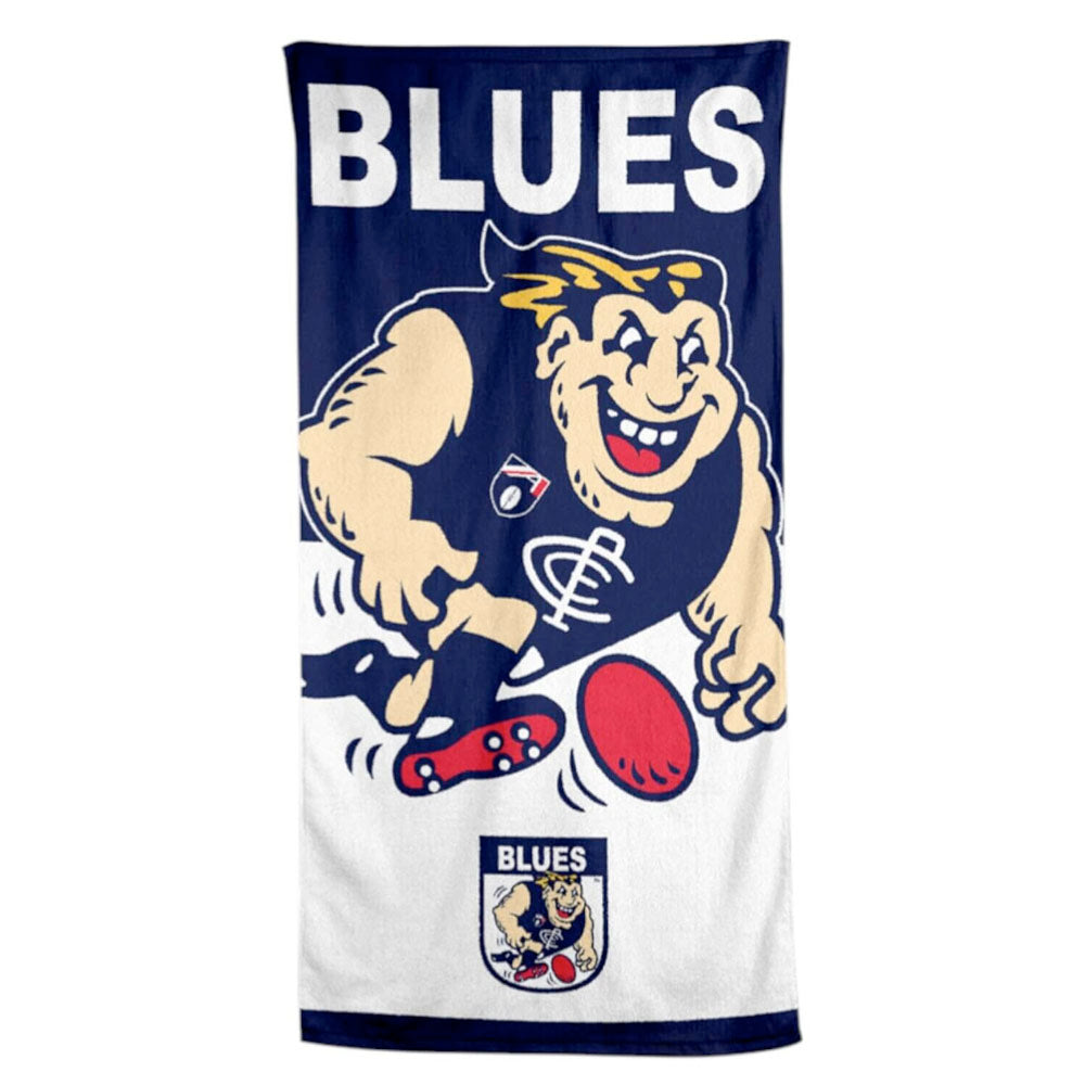 AFL Jumbo Beach Towel - Carlton Blues